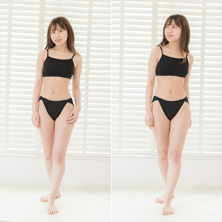 【送料無料】[3枚割引] うるおい シルク100% ショーツ　日本製 ブラック/ライトグレー/ライトピンク色 M/L/フリー エコニット 国産 絹 美容 保湿 天然 セリシン 敏感肌 レビュー - 画像 (4)