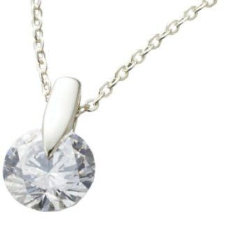 【ラッピング無料】国産 ウルティマ シルバーキュービックペンダント CH1009-11CZ 日本製