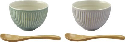 【ラッピング無料】リップル ペアボウル(スプーン付) 266341 サラダボウル