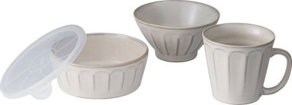 【ラッピング無料】フルート ライフセット チタンマット FLT-3003A 食器セット マグ ライスボウル パック小鉢