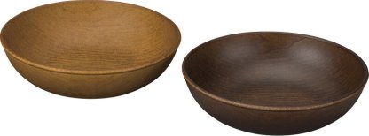 【ラッピング無料】国産 Woody ラウンドボウル 2P 16916 日本製 サラダボウル