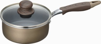 【ラッピング無料】ブラナーノ IH対応ガラス蓋付片手鍋16cm MB-2391