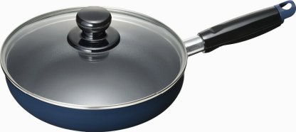 【ラッピング無料】スティージー IH対応ガラス蓋付フライパン20cm MB-2374