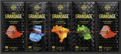 【ラッピング無料】AGF グランデージ ドリップコーヒーギフト GD-30N エチオピア ブラジル グアテマラ タンザニア