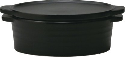 【ラッピング無料】国産 キッチンスタジオ パンダ食堂 ウチ・ソトクッカー ブラック 9100-0180 日本製 皿 プレート