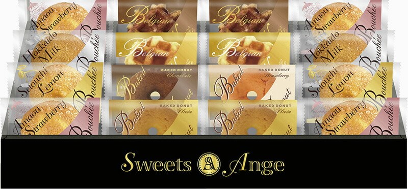 【ラッピング無料】スイーツアンジュ 美食スイーツタイム HRAS-30 ブッセ ベルギーワッフル ベイクドドーナツ ブッセ ベイクドドーナツ