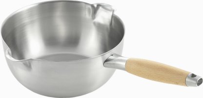 【ラッピング無料】国産 アイカタ 両口ステンレス雪平鍋20cm PD3007 日本製