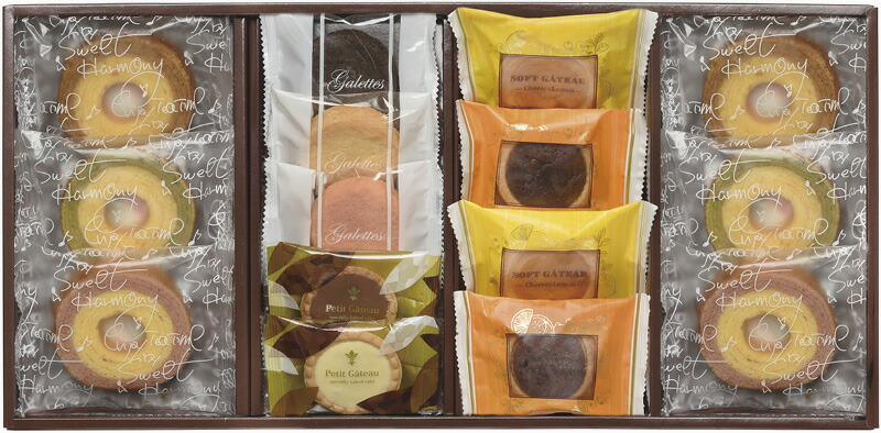 【ラッピング無料】セレブコレクション スイーツアソート CEA-25A 2層バームクーヘン ソフトタルト ガレット プチタルト