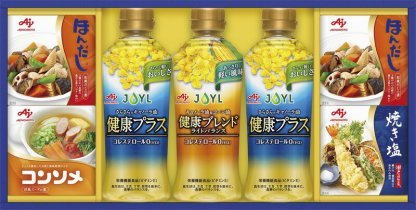 【ラッピング無料】味の素 バラエティ調味料ギフト LAK-30T キャノーラ油健康プラス ほんだし キャノーラ油&コーン油健康ブレンドライトバランス 瀬戸のほんじお焼き塩 コンソメ顆粒タイプ