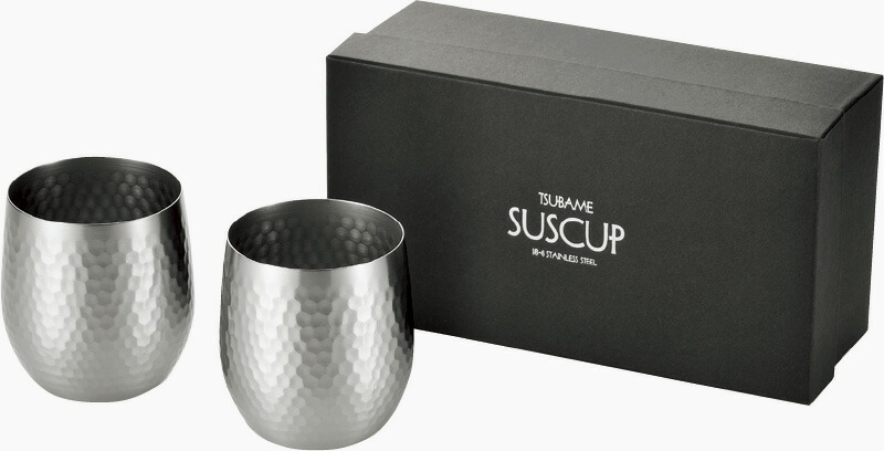 【ラッピング無料】国産 食楽工房 鎚 サス鎚目ロックカップ340ml 2客セット SCS-18T- 2P 日本製