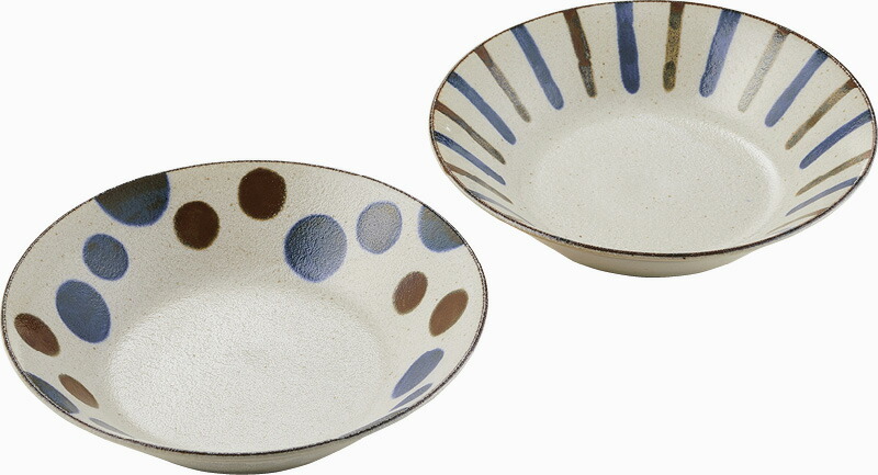 【ラッピング無料】国産 反型 ペアカレー皿 3 日本製 プレート