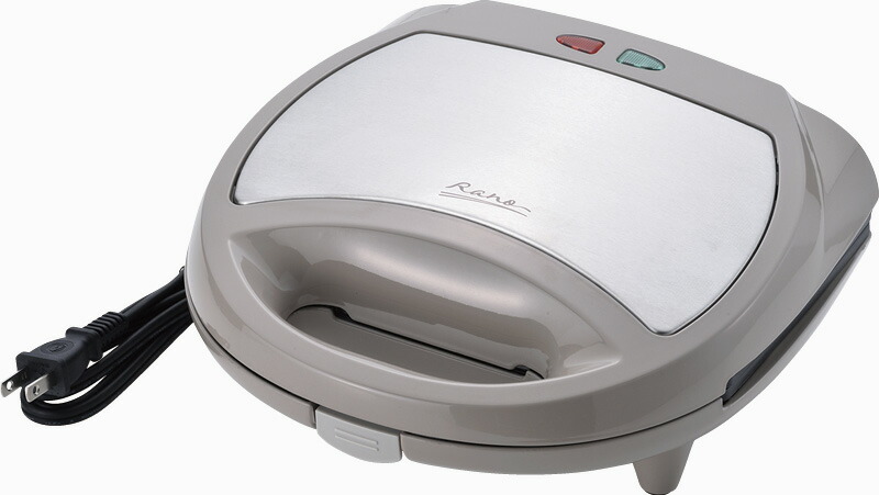 【ラッピング無料】ラノー ホットサンドメーカーW(ステンレス) MJ-0643 ワッフルメーカー