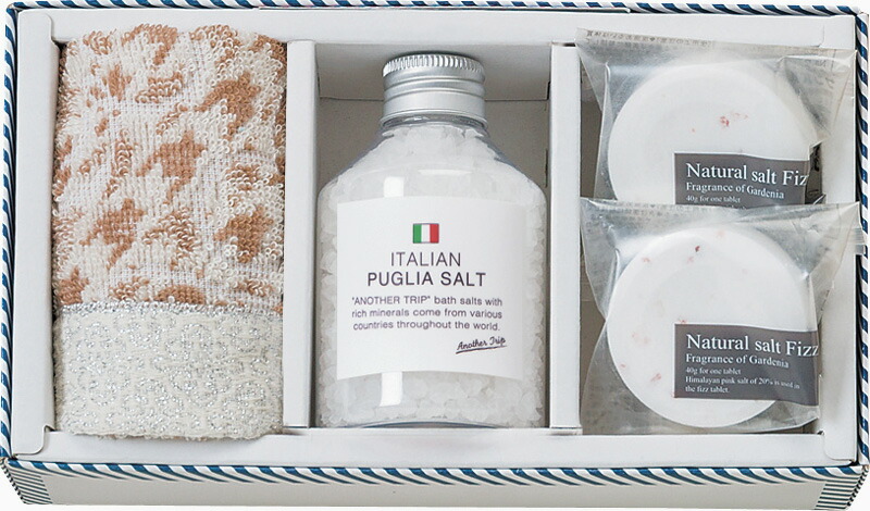 【ラッピング無料】バスツーリスト バスソルトセット BT-520A フィズ 今治ウォッシュタオル