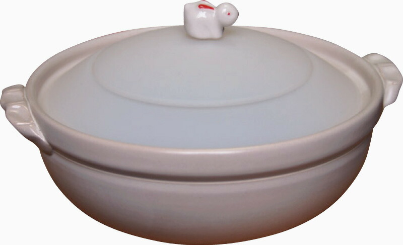 【ラッピング無料】土鍋(蓋付) 白 4585-225 レビュー キャンペーン