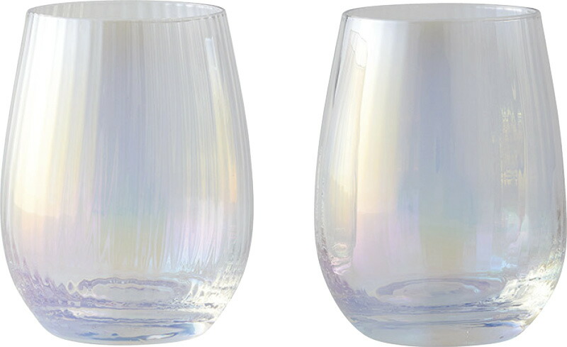 【ラッピング無料】プリズム パールグラスペア 02176 タンブラー