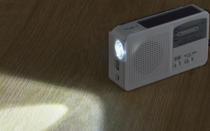 【ラッピング無料】エレット マルチコンパクトラジオ ET-14 防災ラジオ - 画像 (4)