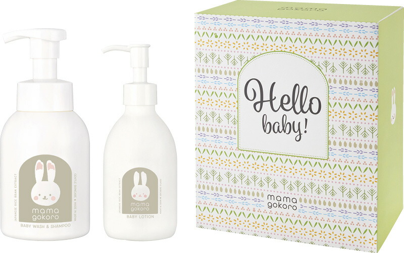 【ラッピング無料】ままごころ ベビー 全身 シャンプー ＆ ローション 22504001