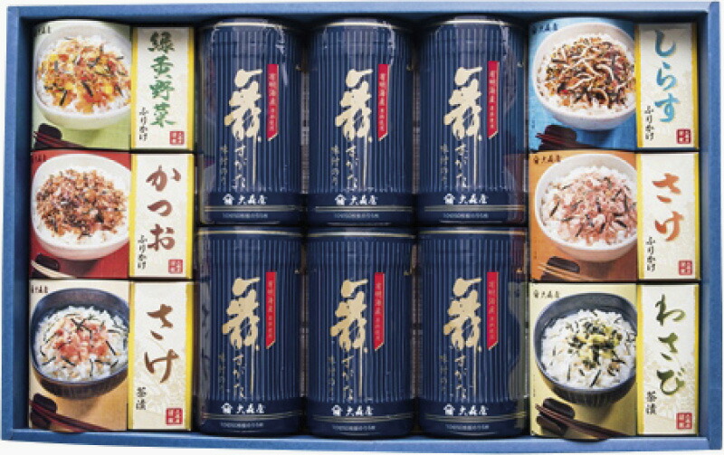 【ラッピング無料】大森屋 卓上のり・お茶漬・ふりかけ詰合せ NTF-50N 味付のり さけ茶漬 わさび茶漬