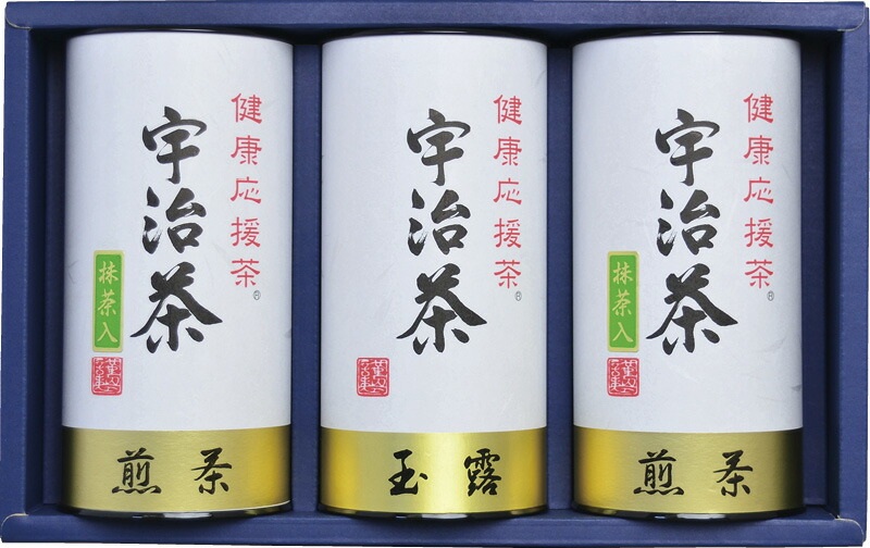 【ラッピング無料】宇治茶詰合せ(健康応援茶) KOB-500 抹茶入煎茶 玉露