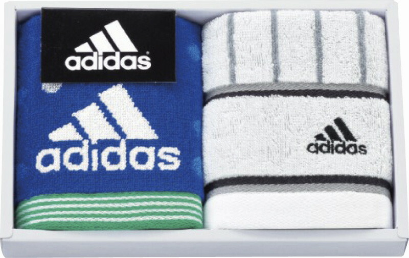 【ラッピング無料】アディダス アストラル タオルチーフ 2P AD-1071B 綿100%