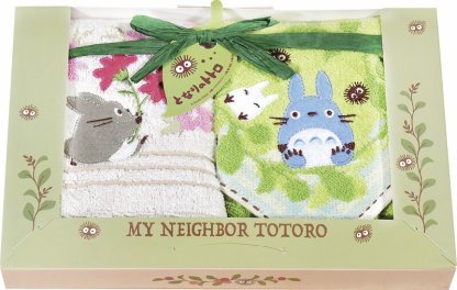 【ラッピング無料】となりのトトロ 森のひなたぼっこ ウォッシュタオル 2P TT-7315 ハンドタオル