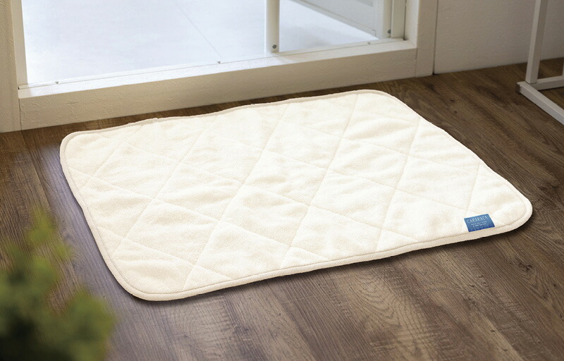 【ラッピング無料】乾度良好? カララカ タオルバスマット アイボリー 80442 - 画像 (3)