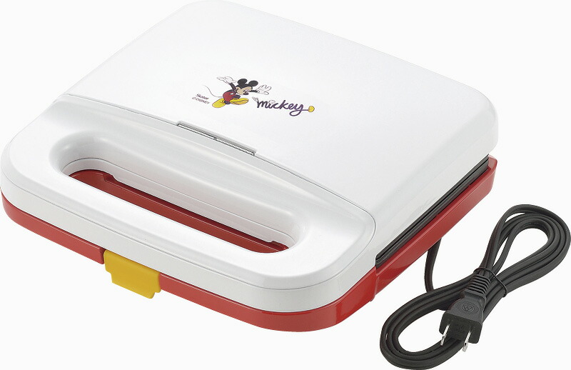 【ラッピング無料】ミッキーマウス ホットサンドメーカー・ダブル MM-210 ワッフルメーカー