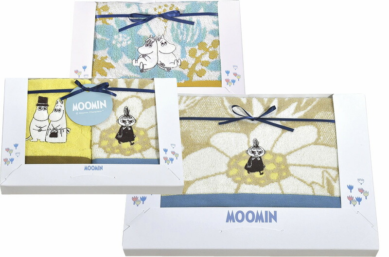 【ラッピング無料】ムーミン フレグラント タオルセット MM-10050 ウォッシュタオル バスタオル フェイスタオル