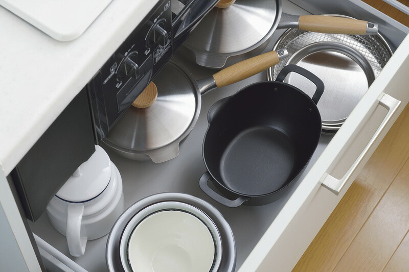 【ラッピング無料】国産 アイカタ 鉄製揚げ鍋 PD3023 日本製 天ぷら鍋 - 画像 (3)