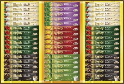 【ラッピング無料】AGF ブレンディスティックカフェオレコレクション BST-30R カフェオレ深煎珈琲仕立てココアオレ 抹茶オレ 紅茶オレ