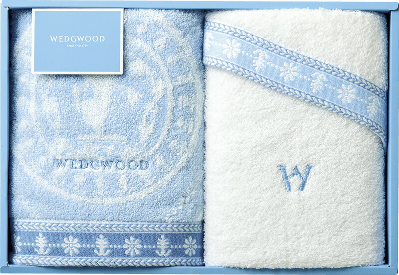 【ラッピング無料】ウェッジウッド ジャスパー フェイスタオル 2P TT88200606 綿100%