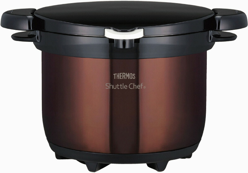 【ラッピング無料】サーモス 真空保温調理器シャトルシェフ(3L) クリアブラウン KBG-3000 CBW 保温容器 調理鍋