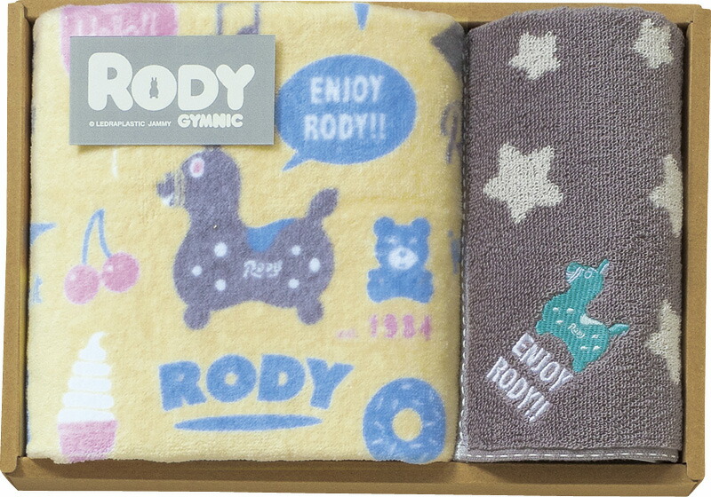 【ラッピング無料】ロディ フェイスタオル & タオルハンカチ RD-715 綿100%