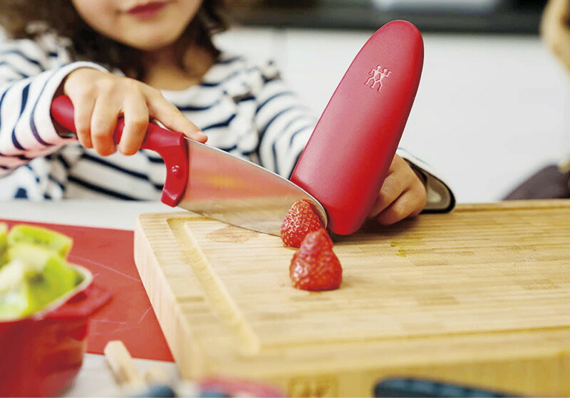 【ラッピング無料】ツヴィリング ツウィニー レッド 36550-101 子供向け包丁 - 画像 (3)