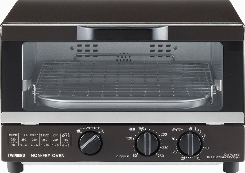 【ラッピング無料】ツインバード ノンフライオーブン TS-4054BR オーブントースター