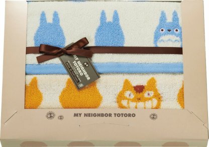 【ラッピング無料】となりのトトロ トトロシルエットN フェイスタオル & ウォッシュタオル TT-7220 綿100%