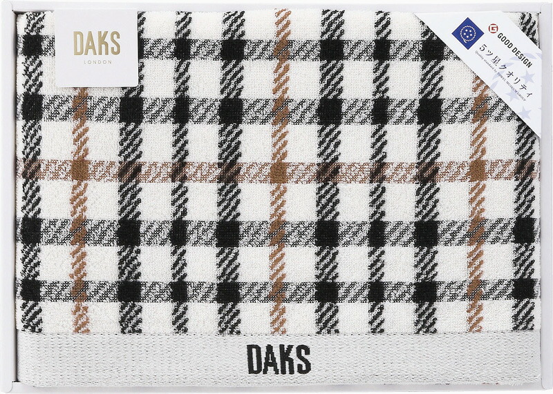 【ラッピング無料】DAKS NEW ハウスチェック バスタオル 55-3069300 綿100%