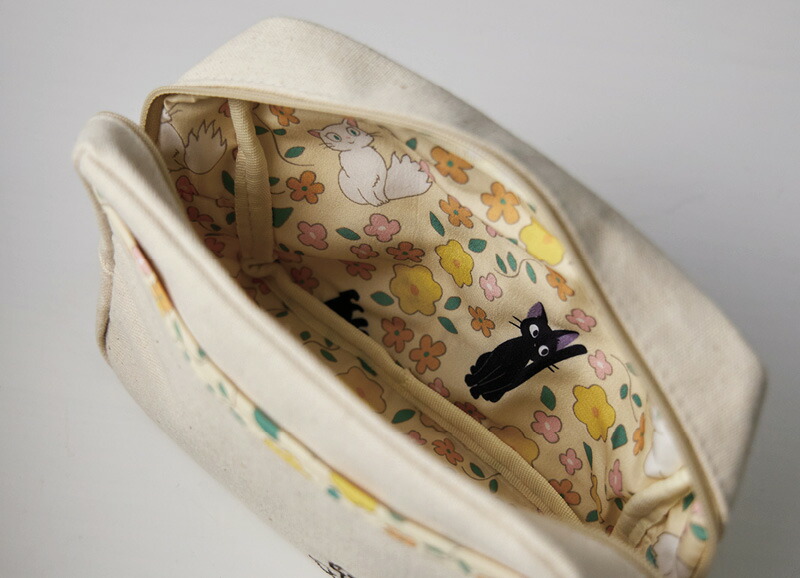 【ラッピング無料】魔女の宅急便 ボタニカルジジ ポーチ 1165035600 - 画像 (3)