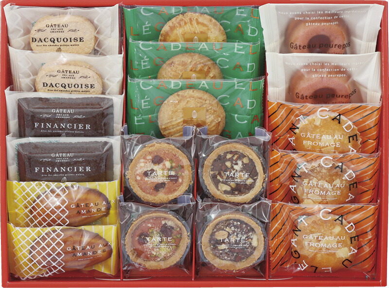 【ラッピング無料】井桁堂 エレガント 00085 ガレット チーズカップケーキ ダックワーズプラリネ マジパンケーキ フィナンシェショコラ プチタルト リングフィナンシェいちご