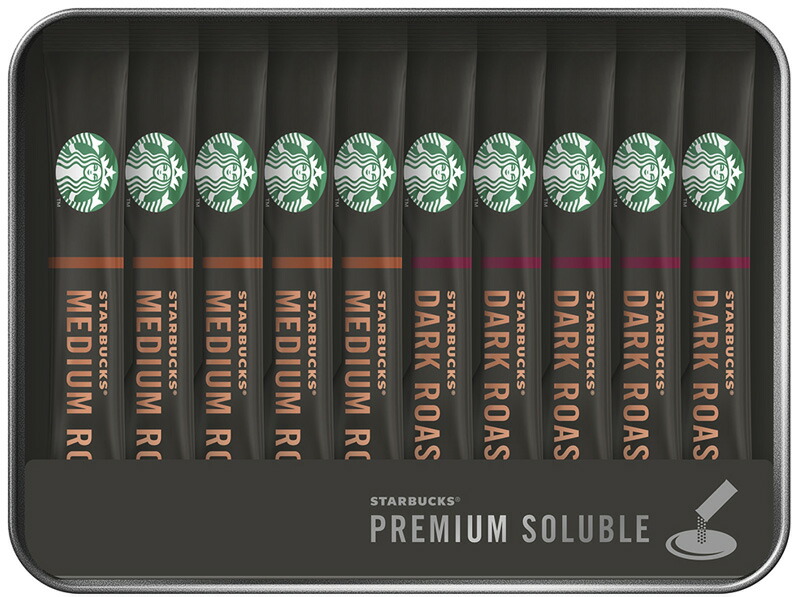 【ラッピング無料】スターバックス プレミアムソリュブルブラックスティックギフト SV-20S ミディアムロースト ダークロースト
