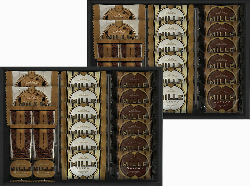 【ラッピング無料】ミル・ガトー スイーツセレクト CZ-40 ラングドシャ ミルククランチバー ナッツとチョコのざっくりクッキー