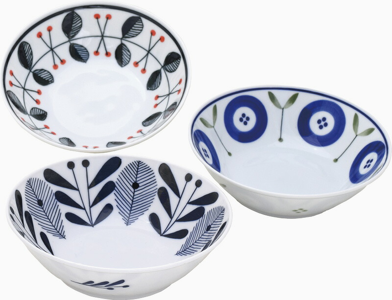 【ラッピング無料】国産 オーラフボール 3Pセット(絵変わり) 150113 日本製 スープボウル カップ