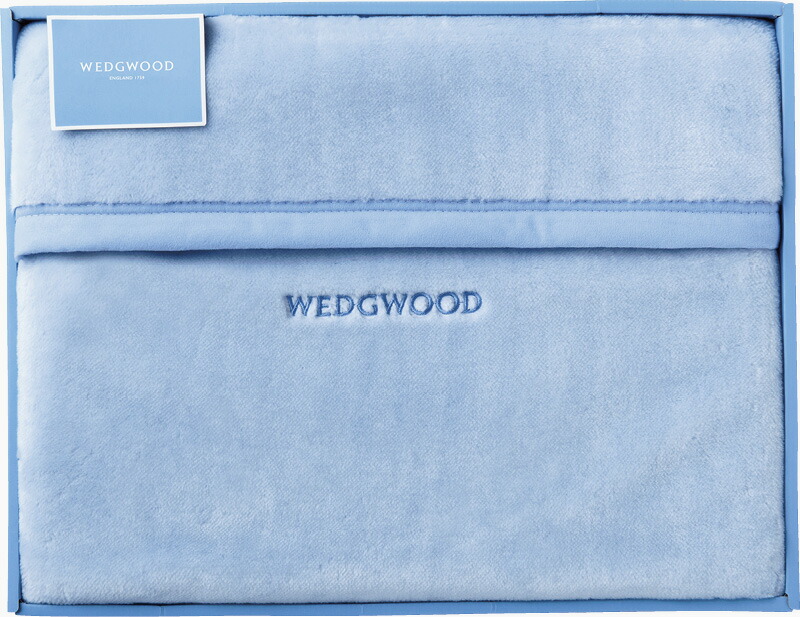 【ラッピング無料】国産 ウェッジウッド ジャスパー アクリルニューマイヤー 毛布(毛羽部分) FQ88500052 日本製