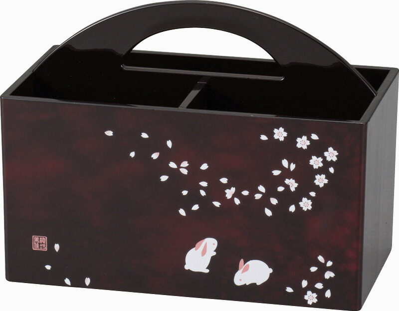 【ラッピング無料】国産 池坊美佳 美佳 桜うさぎ リモコンＢＯＸ 16757 日本製 ボックス 収納 ラック