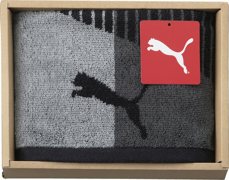 【ラッピング無料】プーマ スポーツタオル グレー PU2715GY 綿100%