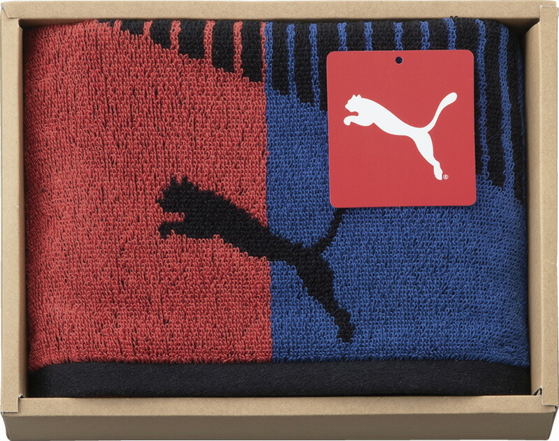 【ラッピング無料】プーマ スポーツタオル レッド PU2715RD 綿100%