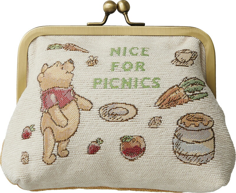 【ラッピング無料】くまのプーさん ナイスフォーピクニック 口金ポーチ 2335042500