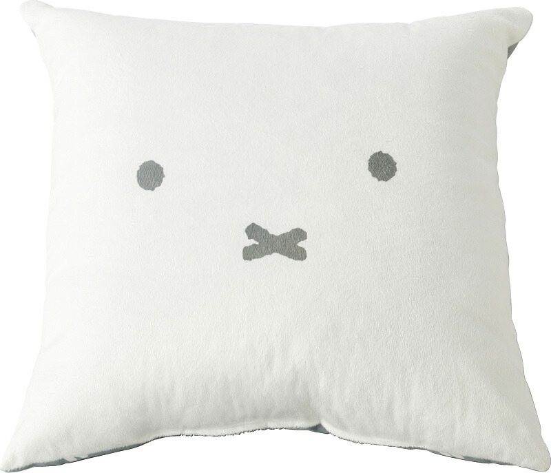 【ラッピング無料】ミッフィー グレーフェイス 背当てクッション 5865002800