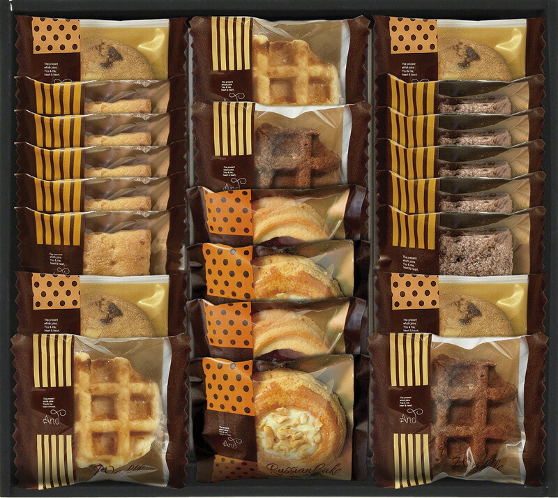 【ラッピング無料】アンドスイーツセレクション ANZ-25 スクエアパイ ナッツとチョコのざっくりクッキー ロシアケーキ ワッフル