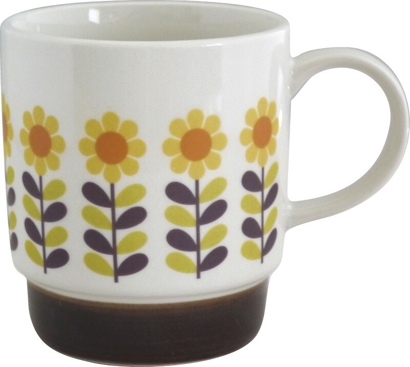 【ラッピング無料】国産 レトロ喫茶 マグカップ ブラウン 20663 日本製